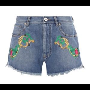 Versace denim shorts.  100% authentic.  Sz. 26